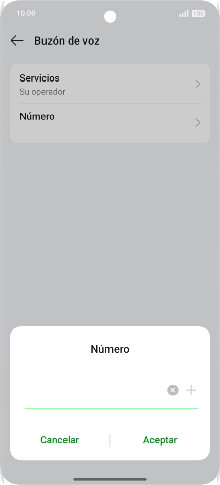 Introduce 22177 y pulsa Aceptar.