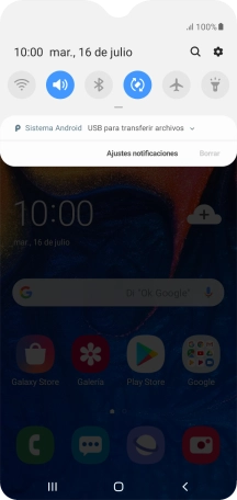 Pulsa Sistema Android.