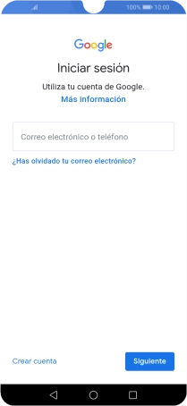 Si no tienes una cuenta de Google, pulsa Crear cuenta y sigue las indicaciones de la pantalla para ver cómo crear una cuenta nueva.