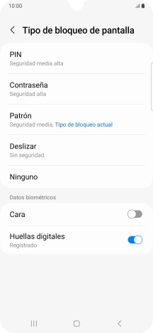 Pulsa Ninguno.