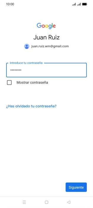Pulsa Siguiente.