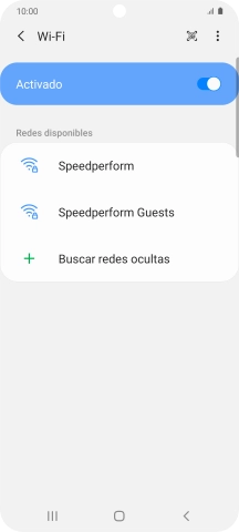 Pulsa el icono de menú.