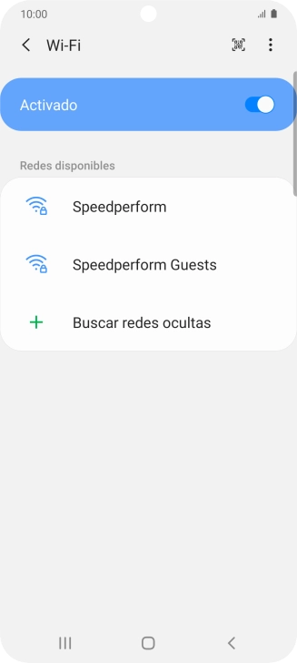 Pulsa el icono de menú.