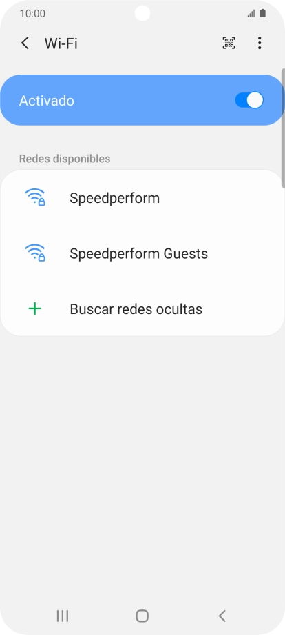 Pulsa el icono de menú.