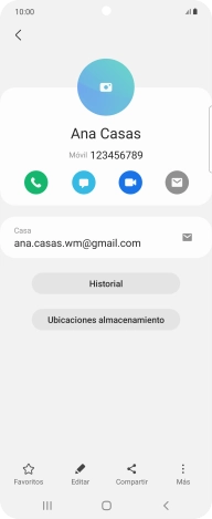 Pulsa el icono de realizar llamadas.