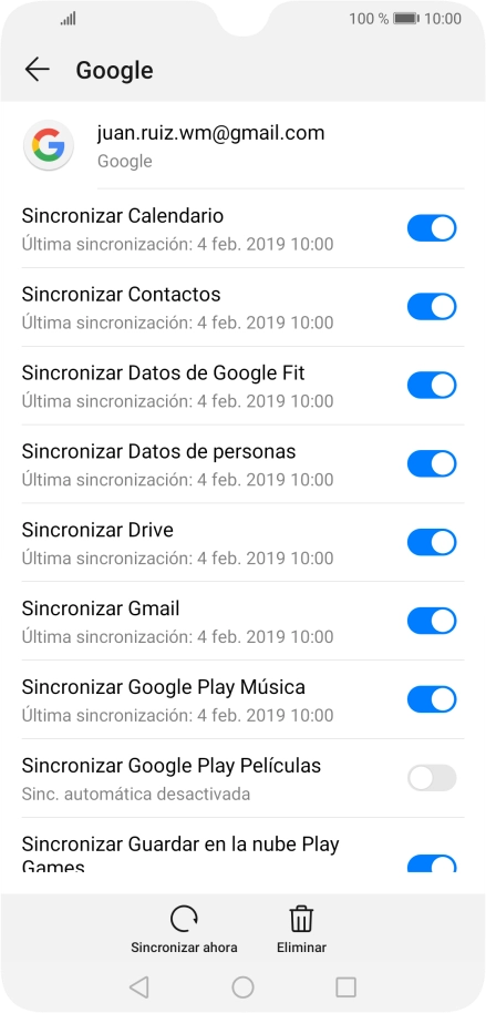 Pulsa la tecla de inicio para terminar y regresar a la pantalla de inicio.