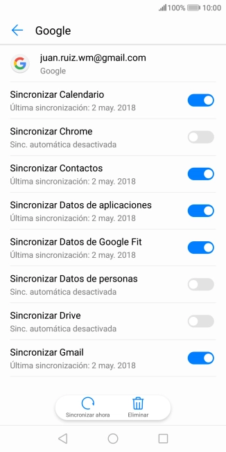 Pulsa la tecla de inicio para terminar y regresar a la pantalla de inicio.