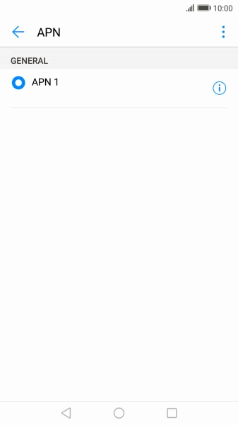 Pulsa el icono de menú.