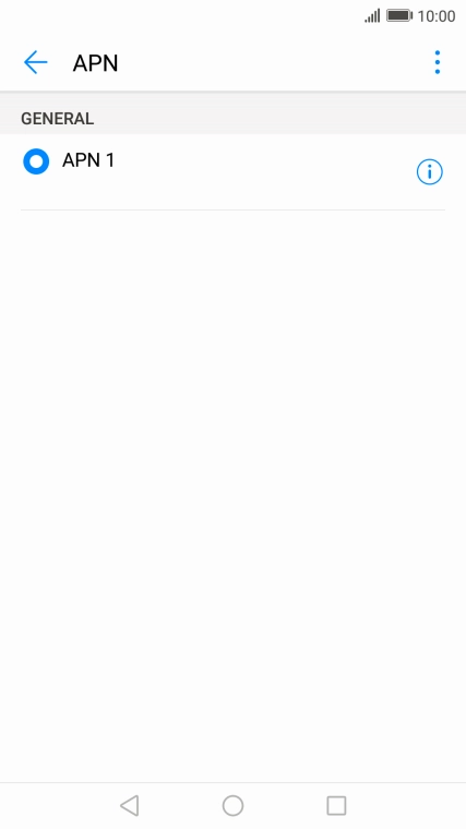 Pulsa el icono de menú.