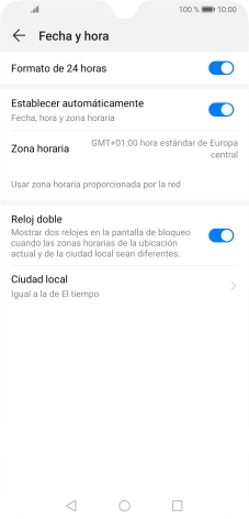 Pulsa la tecla de inicio para terminar y regresar a la pantalla de inicio.