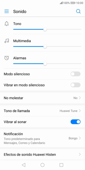 Pulsa Tono de llamada.