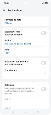 Pulsa el indicador junto a 