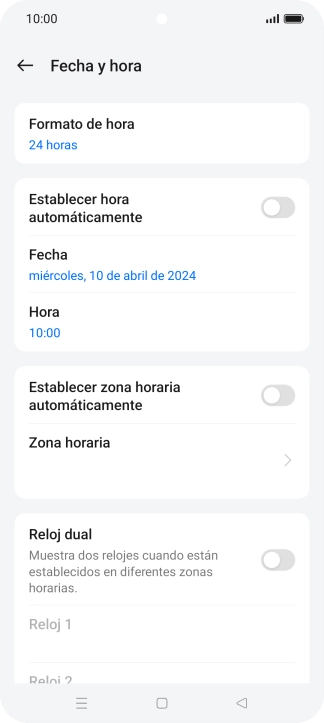 Pulsa el indicador junto a 