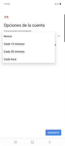 Pulsa el ajuste deseado.