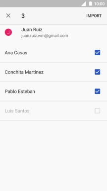 Pulsa IMPORTAR.