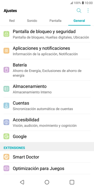 Pulsa Aplicaciones y notificaciones.