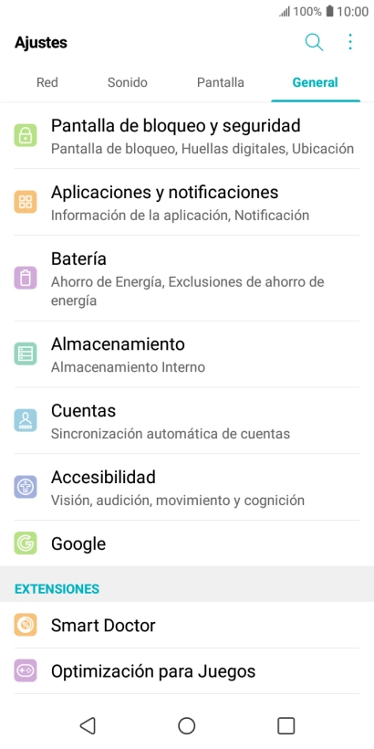 Pulsa Aplicaciones y notificaciones.