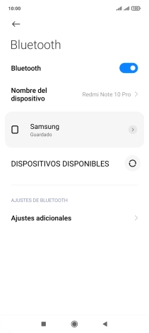 Pulsa la tecla de inicio para terminar y regresar a la pantalla de inicio.