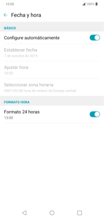 Pulsa la tecla de inicio para terminar y regresar a la pantalla de inicio.