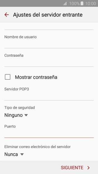 Pulsa la lista desplegable bajo 