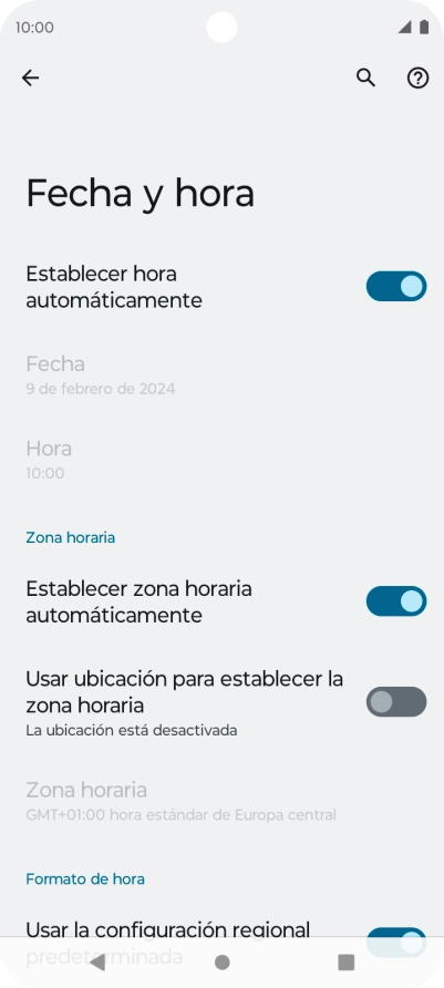 Pulsa la tecla de inicio para terminar y regresar a la pantalla de inicio.