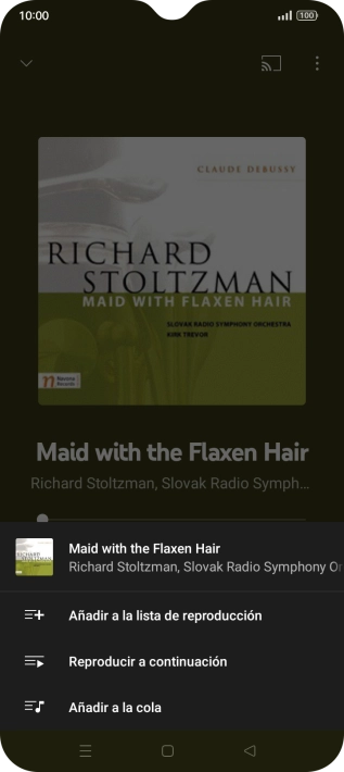 Pulsa Añadir a la lista de reproducción.