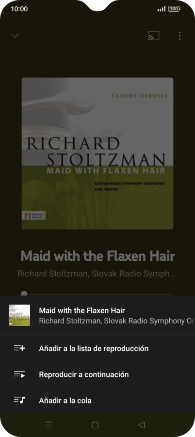 Pulsa Añadir a la lista de reproducción.