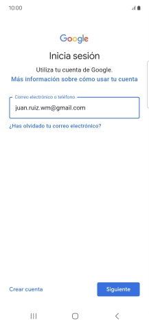 Pulsa Siguiente.