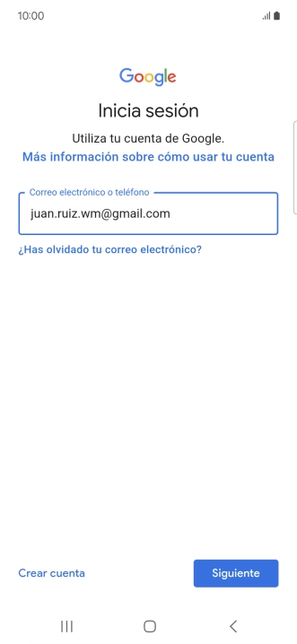 Pulsa Siguiente.