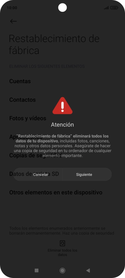 Pulsa Siguiente.