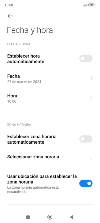 Pulsa el indicador junto a 