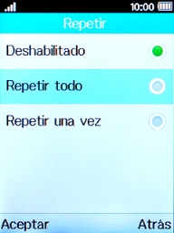 Selecciona el ajuste deseado.