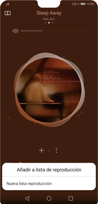 Pulsa Nueva lista reproducción.