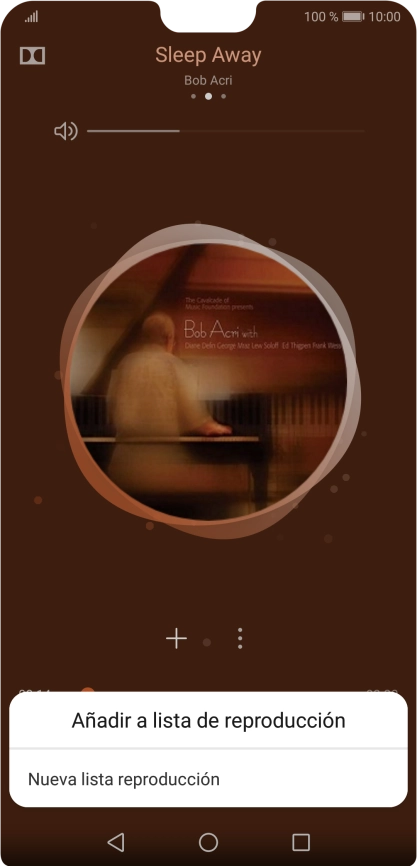 Pulsa Nueva lista reproducción.