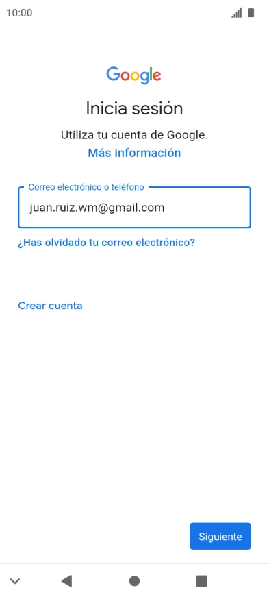 Pulsa Siguiente.
