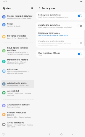 Pulsa el indicador junto a 