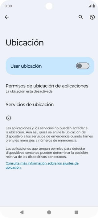 Pulsa el indicador junto a 