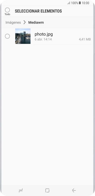 Pulsa el archivo deseado.