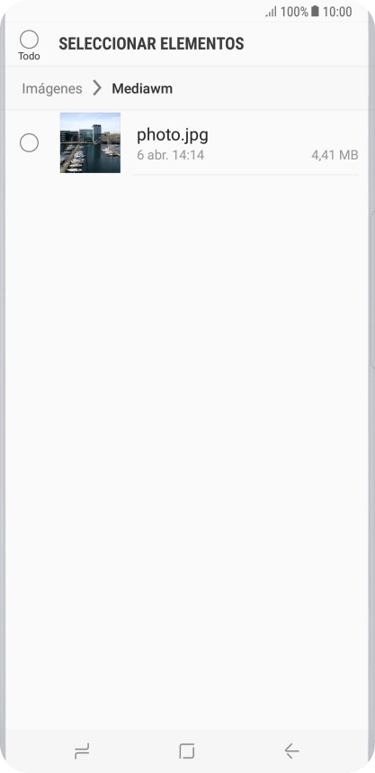 Pulsa el archivo deseado.