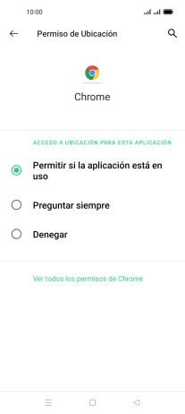 Pulsa el ajuste deseado.