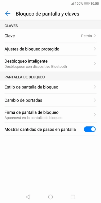 Pulsa Clave e introduce el código de seguridad extra que has creado anteriormente.