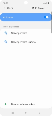 Pulsa la red wifi deseada.