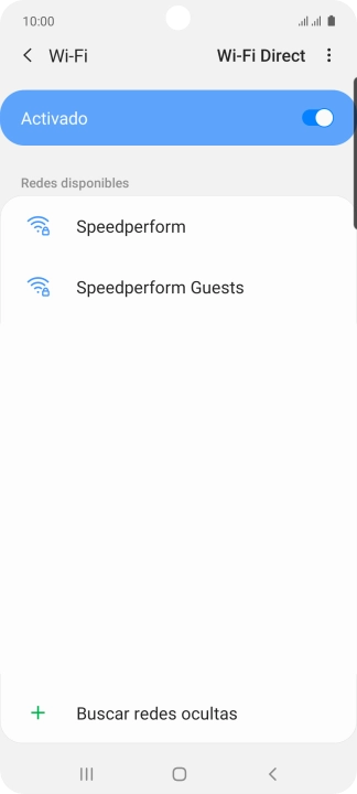 Pulsa la red wifi deseada.