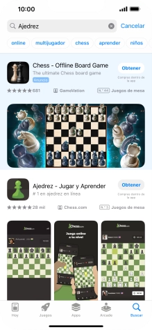 Pulsa la app deseada.