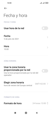 Pulsa el indicador junto a 