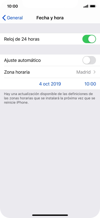 Pulsa el indicador junto a 