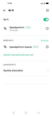 Pulsa la tecla de inicio para terminar y regresar a la pantalla de inicio.