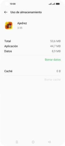 Pulsa la tecla de inicio para terminar y regresar a la pantalla de inicio.