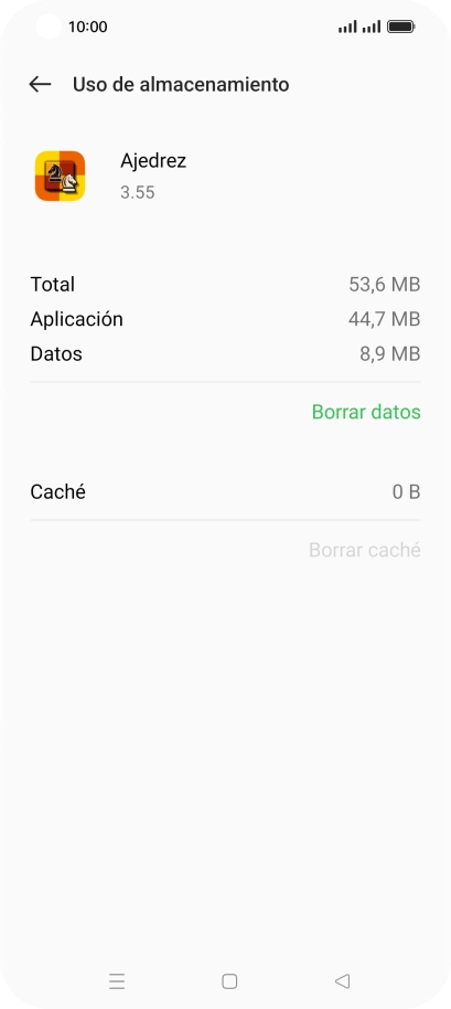 Pulsa la tecla de inicio para terminar y regresar a la pantalla de inicio.