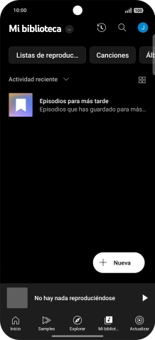 Pulsa la lista desplegable.